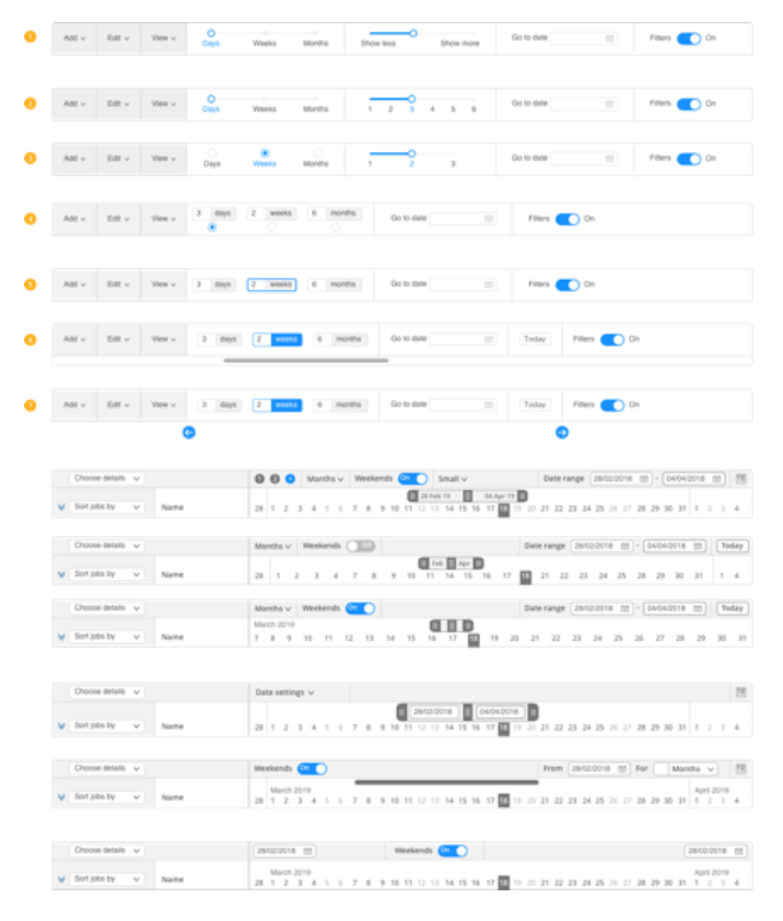 Date Bar Analytics Dashboard